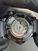Omega Seamaster Co-Axial 40mm Aço OxBlack, Mostrador Preto