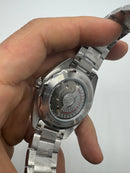 Omega Aquaterra 41,5mm Aço Mostrador Azul Luneta Lisa