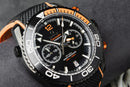 Omega Sea-Master Planet Ocean Deep Black 45,5mm Mostrador Preto