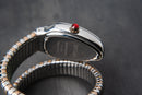 Bvlgari Serpenti Tubogas 01 Volta 35mm Aço/Rosé Mostrador Preto
