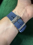 Breitling Superocean Aço 44mm Mostrador Azul Bisel Azul Pulseira Borracha Azul