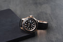Rolex Yacth-Master 40mm Rosé Mostrador Preto Bezel Preto