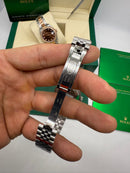 Rolex Datejust 36mm/31mm Aço - Mostrador Rosa - Puls. Jubilee - CLONE
