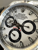 Rolex Daytona 40mm Aço, Mostrador Branco