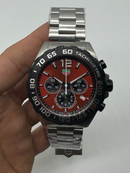 TAG Heuer F1 Cronometro 44mm Aço Mostrador Vermelho