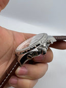 Breitling for Bentley Motors Turbilhão Aço 45mm Pulseira Couro