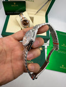Rolex Datejust 36mm/31mm Aço - Mostrador Prata - Puls. Jubilee - CLONE