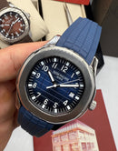 Patek Philippe Aquanaut 41mm Aço Mostrador Azul