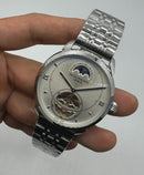 Patek Phillippe Fases da Lua Turbilhão 42mm Aço, Pulseira Aço