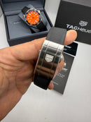 TAG Heuer Aquarecer 300, 43mm, Aço, Mostrador Branco, Puls. Borracha
