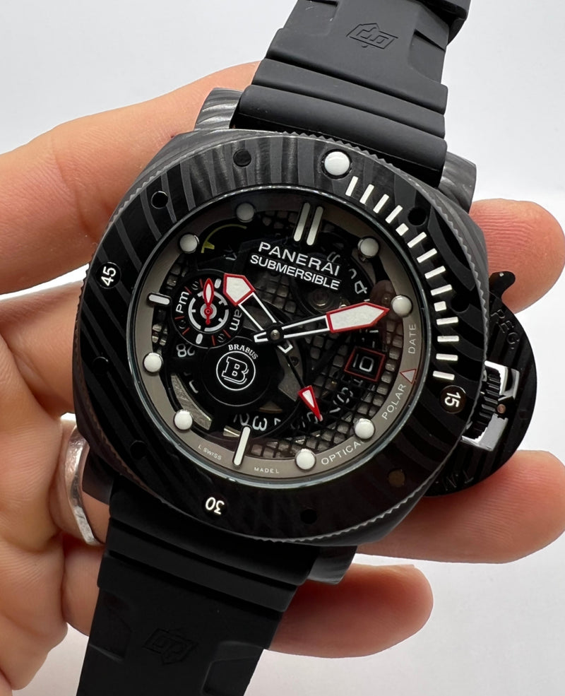 Panerai Luminor Submersible 47mm Aço/OxBlack BRABUS