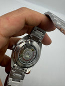Omega Aquaterra 41,5mm Aço Mostrador Cinza Luneta Lisa
