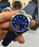 Vacheron Constantin Overseas Turbilhão Aço 40mm, Mostrador Azul