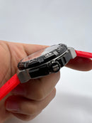 Tag Heuer F1 Cronometro 42mm Aço Mostrador Vermelho