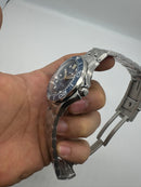 Omega Seamaster Co-Axial Aço 007 40mm Mostrador Azul