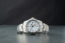Rolex Explorer II 42mm Aço Mostrador Branco Luneta Aço Pulseira Oyster
