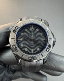 Omega Seamaster Co-Axial 40mm Aço OxBlack, Mostrador Preto