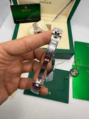 Rolex Datejust 41mm/36mm/31mm Aço - Mostrador Cinza - Pulseira Jubilee - CLONE