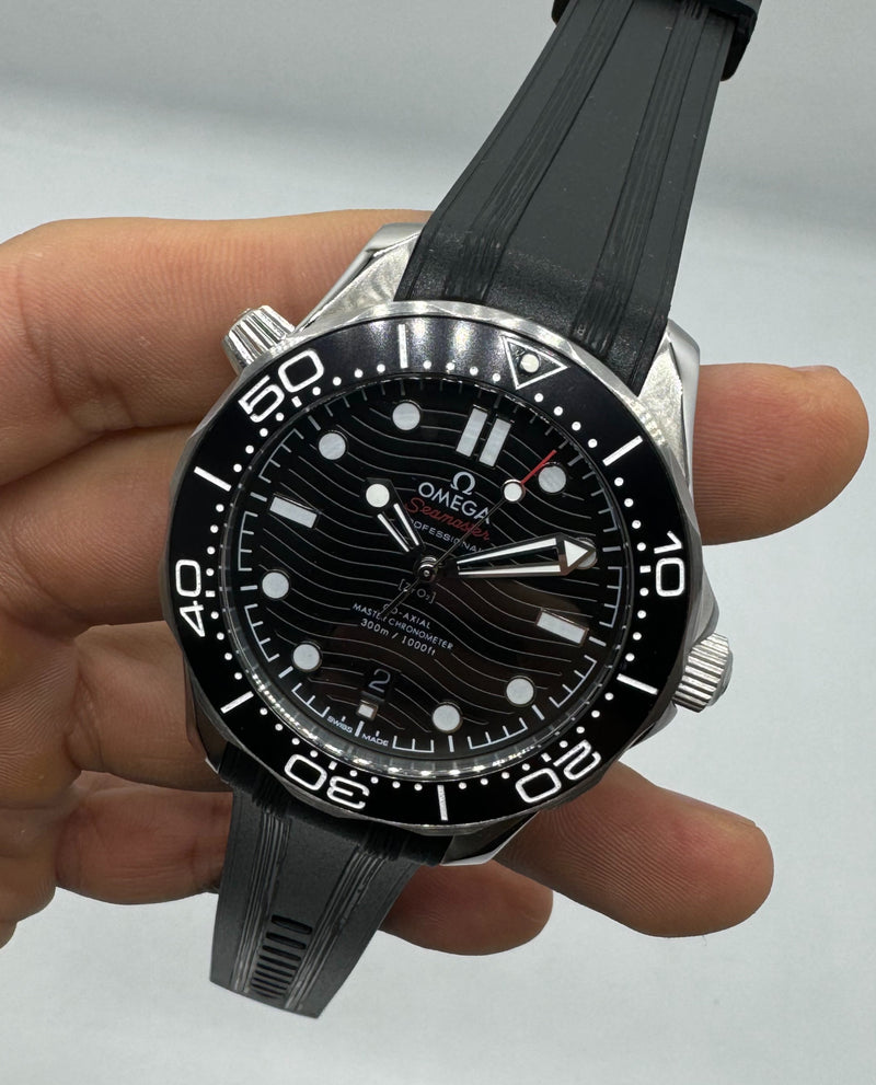 Omega Seamaster Co-Axial 40mm Mostrador Preto