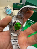 Rolex Oyster Perpetual 36mm/41mm Aço Mostrador Verde