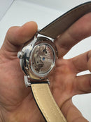 Patek Philippe Classic Turbilhão 40mm Aço, Pulseira Couro