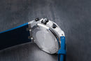Audemars Piguet Royal Oak Offshore 43mm Aço Mostrador Azul Bezel Aço