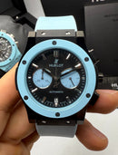 Hublot Classic Fusion Aço Black Magic Blue Chrono 45mm Aço/OxBlue