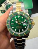 Rolex Submariner Date Hulk 40mm Mostrador Verde, Aço/Dourado