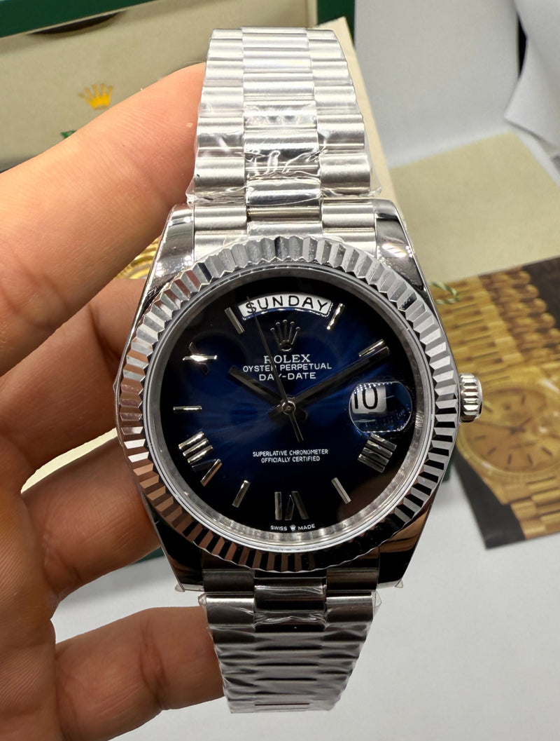 Rolex Day-Date Presidente 40mm - Azul Ombré - CLONE