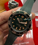 Omega Seamaster Co-Axial 40mm Mostrador Verde