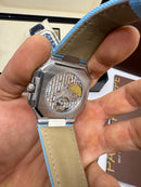Patek Philippe Cubitus, Aço Fases da Lua 42mm, Mostrador TIFFANY, Pulseira Nylon
