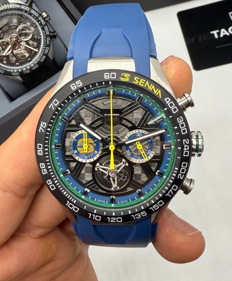 TAG Heuer Carrera Chronograph Tourbillon Extreme Sport x Senna - 44mm