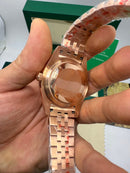 Rolex Sky-Dweller - 42mm Aço/Rose - Pulseira Jubilee