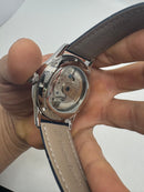 Patek Philippe Classic Turbilhão 40mm Aço, Pulseira Couro