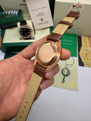 Rolex Cellini Aço 39mm, Pulseira Couro