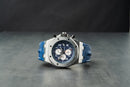 Audemars Piguet Royal Oak Offshore 42mm Mostrador Azul Bezel Aço