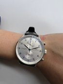 IWC PORTUGIESER CRONÓGRAFO - Aço 41mm - Mostrador Prata