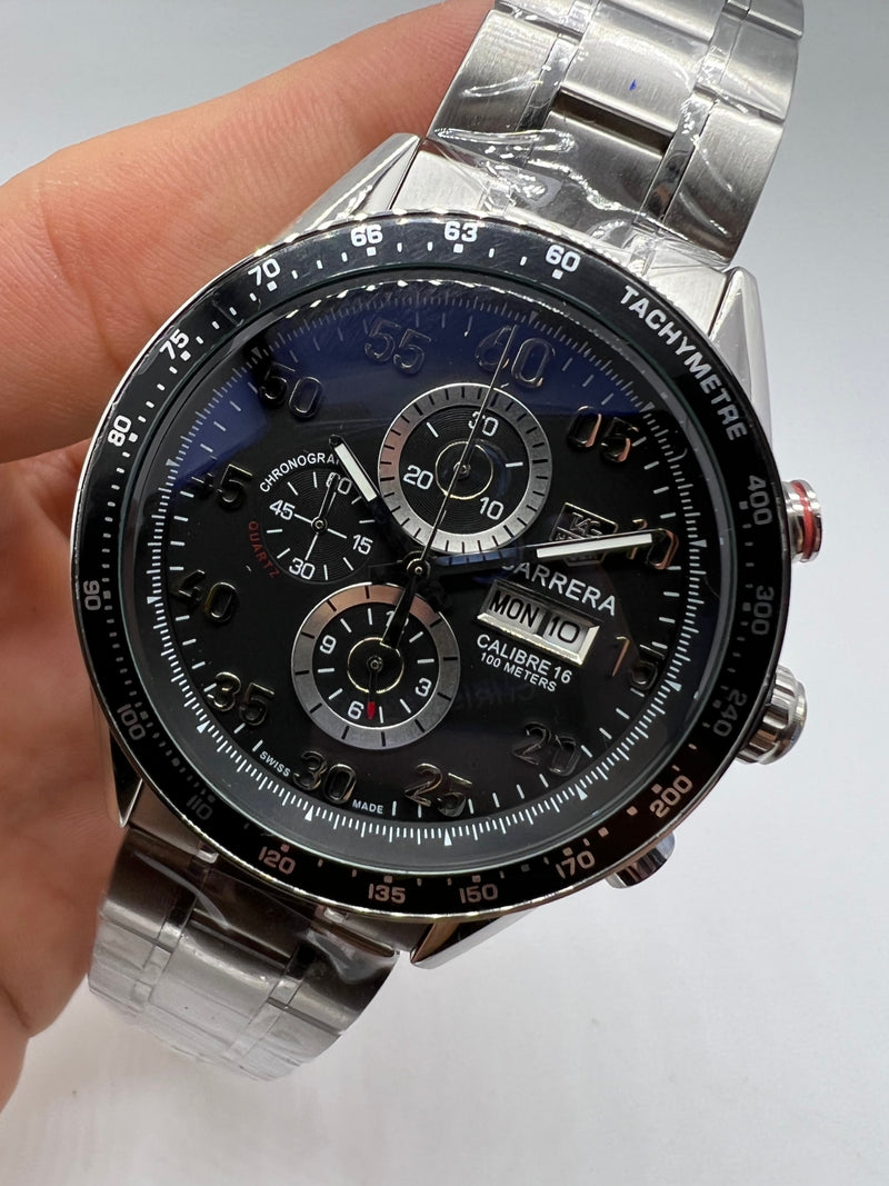 TAG Heuer Carrera Calibre 16, Chronograph Eletrônico, 44 mm, Aço