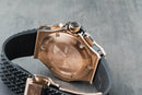 Hublot Big Bang 44mm Rosé Mostrador Preto Bezel Preto