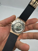 Hublot Classic Fusion Aço/Rose 45mm, Mostrador Preto, Sifras Árabe