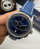 Breitling Premier Aço Chrono 42mm Pulseira Couro