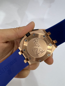 Audemars Piguet Royal Oak Offshore 44mm Mostrador Azul Bezel Aço