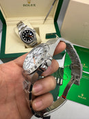 Rolex Explorer II Oyster, 42 mm, Oystersteel - Mostrador Branco - CLONE