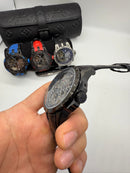 Roger Dubuis Excalibur Tourbillon Duplo 45mm Aço/OxBlack