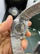 Audemars Piguet Royal Oak 41mm Esqueleto, Pulseira Aço
