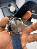 TAG Heuer Carrera, Chronograph Eletrônico, 44 mm, Aço - Puls. Borracha
