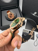 Hublot Classic Fusion 45mm Aço/Rose, Mostrador Verde