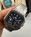 Patek Philippe Cubitus Fases da Lua 42mm, Mostrador Azul