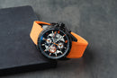 Tag Heuer Carrera RedBull Aço 43mm Mostrador Branco Bezel Preto