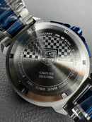 Tag Heuer F1 Cronometro 44mm Aço Mostrador Azul Luneta Azul